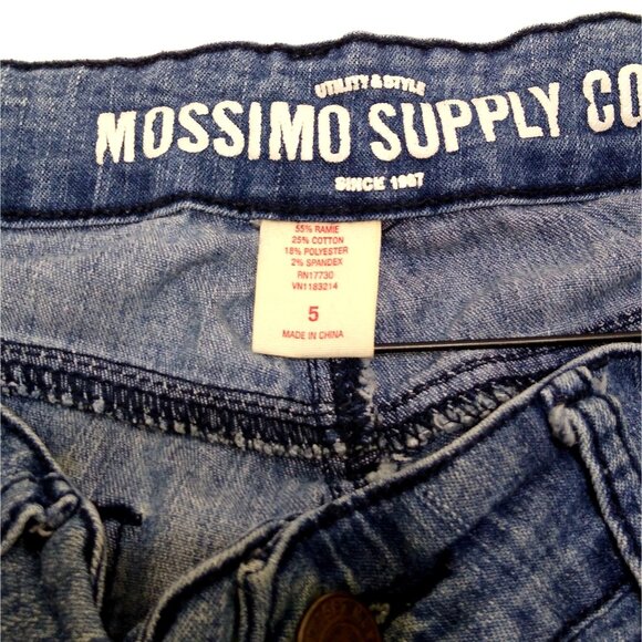 Mossimo Supply Co. Jeggings Low-Rise W29xL30 Women's Size 5 Slim Fit Blue Denim - Picture 3 of 7